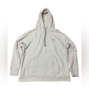 Bench Light Grey Marl Pullover Hoodie | Size Large | Minimalist Logo
